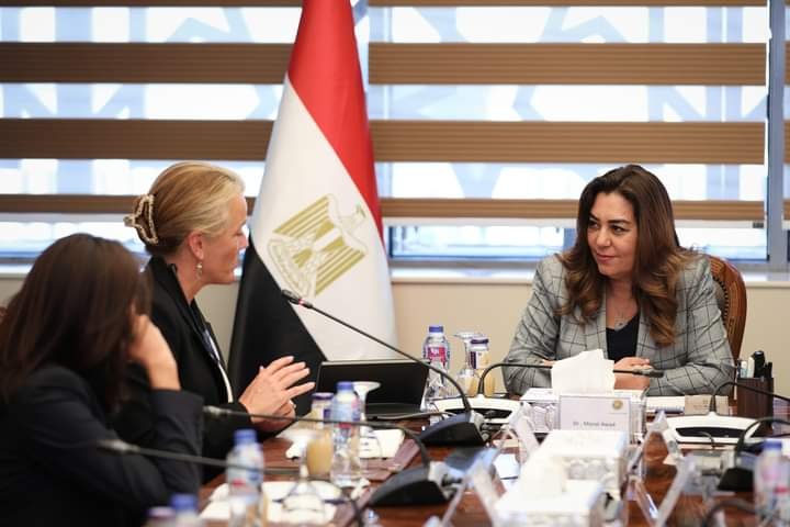 وزيرة التنمية المحلية تبحث مع بعثة البنك الدولي الموقف التنفيذي لبرنامج تنمية الصعيد